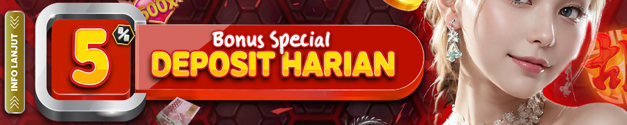 BONUS DEPO HARIAN 5%